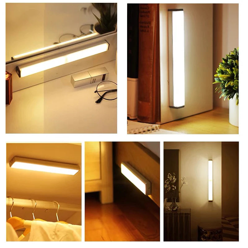 Rechargeable Motion Sensor Night Light – Magnetic LED Bar