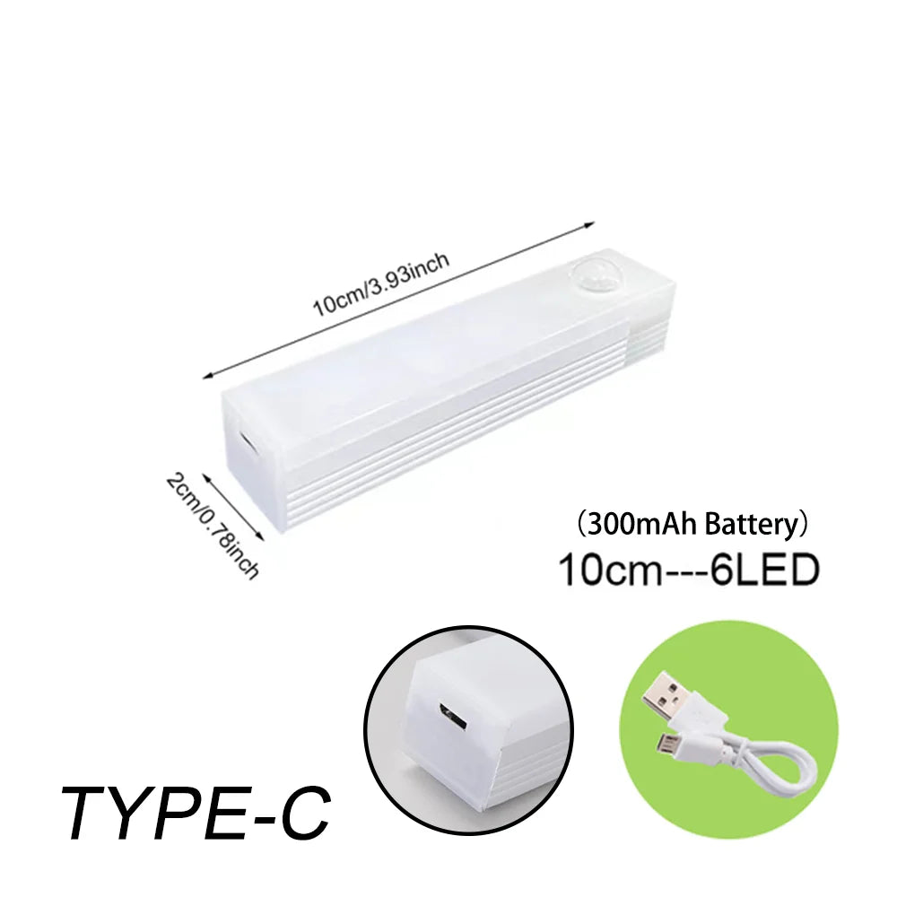 Rechargeable Motion Sensor Night Light – Magnetic LED Bar